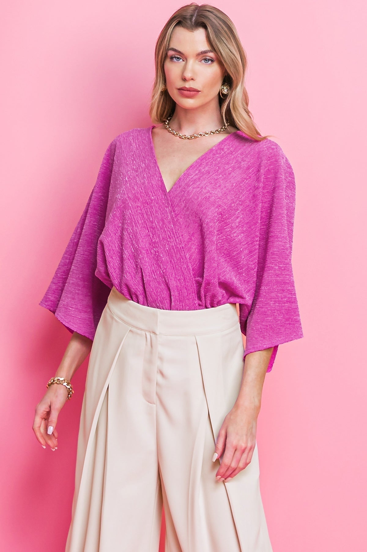 YOU'RE LUCKY WOVEN TOP Flying Tomato